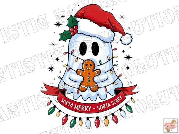 Christmas Clipart Christmas Ghost Png: A Playful Design Asset
