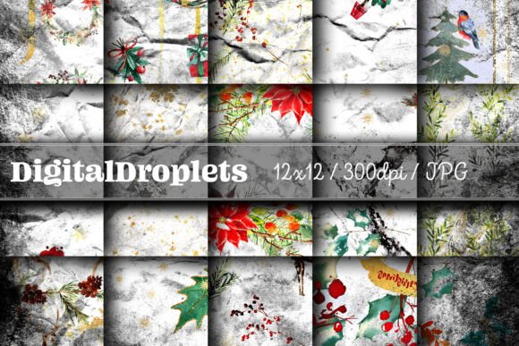 Christmas Parchment Vol. 2: Vintage Holiday Design Assets
