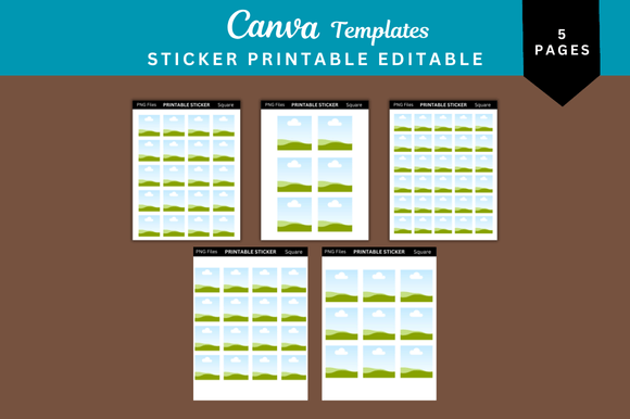Master Your Branding with 5 Square Sticker Printable Templates