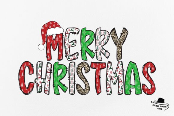 Merry Christmas Leopard Print Santa Hat: Bold Festive Style