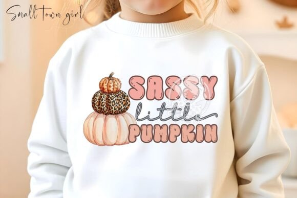 Sassy Little Pumpkin: Capturing Autumn's Charm in a PNG