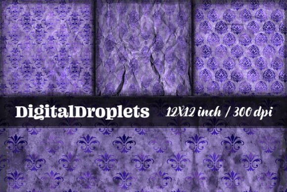 Timeless Texture: Exploring Vintage Damask Scrapbook Vol. 5