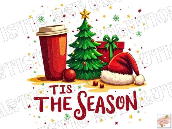 Tis the Season Christmas Sublimation PNG: A Festive Design Asset