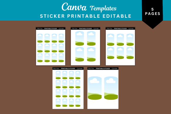 Unlock Creative Efficiency: 5 Cylinder Sticker Printable Templates