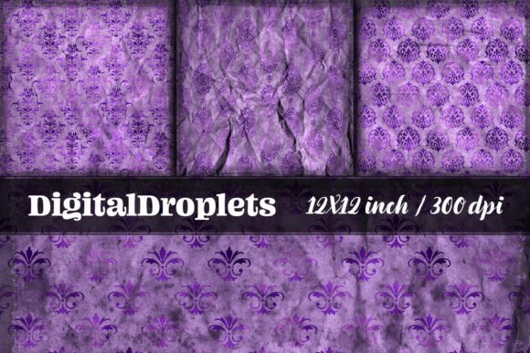 Vintage Damask Scrapbook Vol. 6: A Designer's Guide